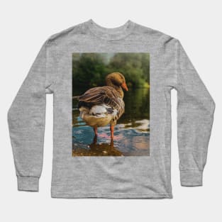 Duck in Water Long Sleeve T-Shirt